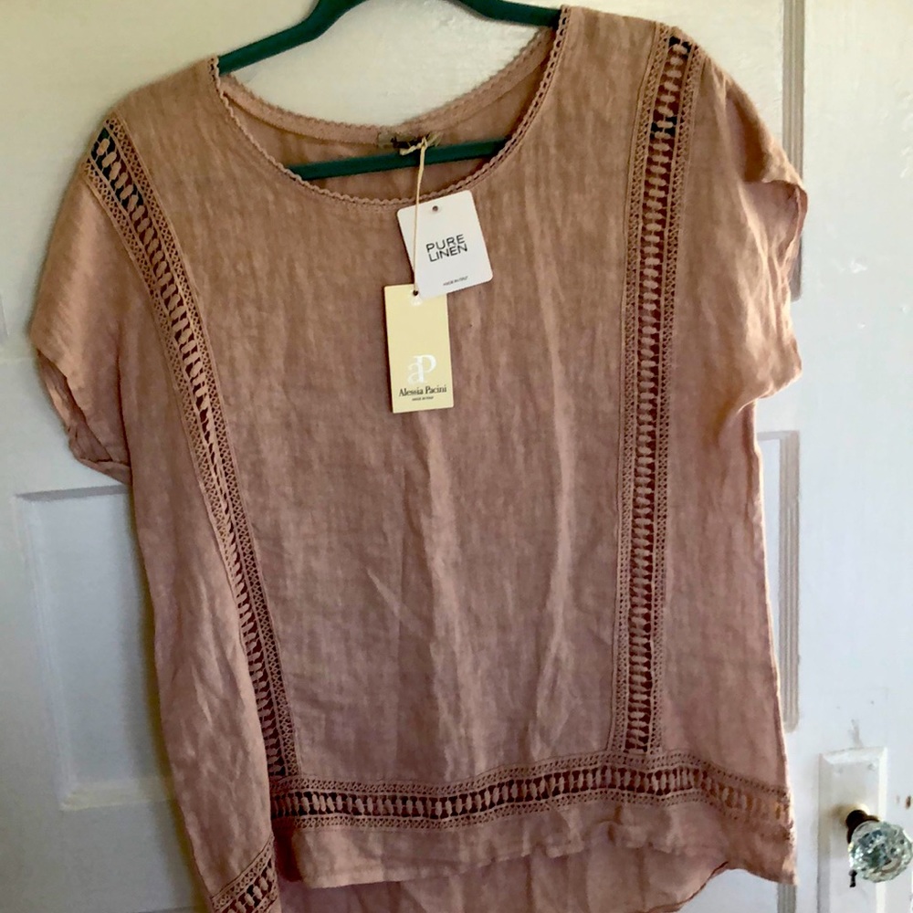 NWT linen top